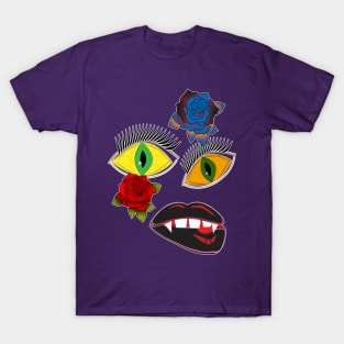 Creepy Girlish Pattern T-Shirt